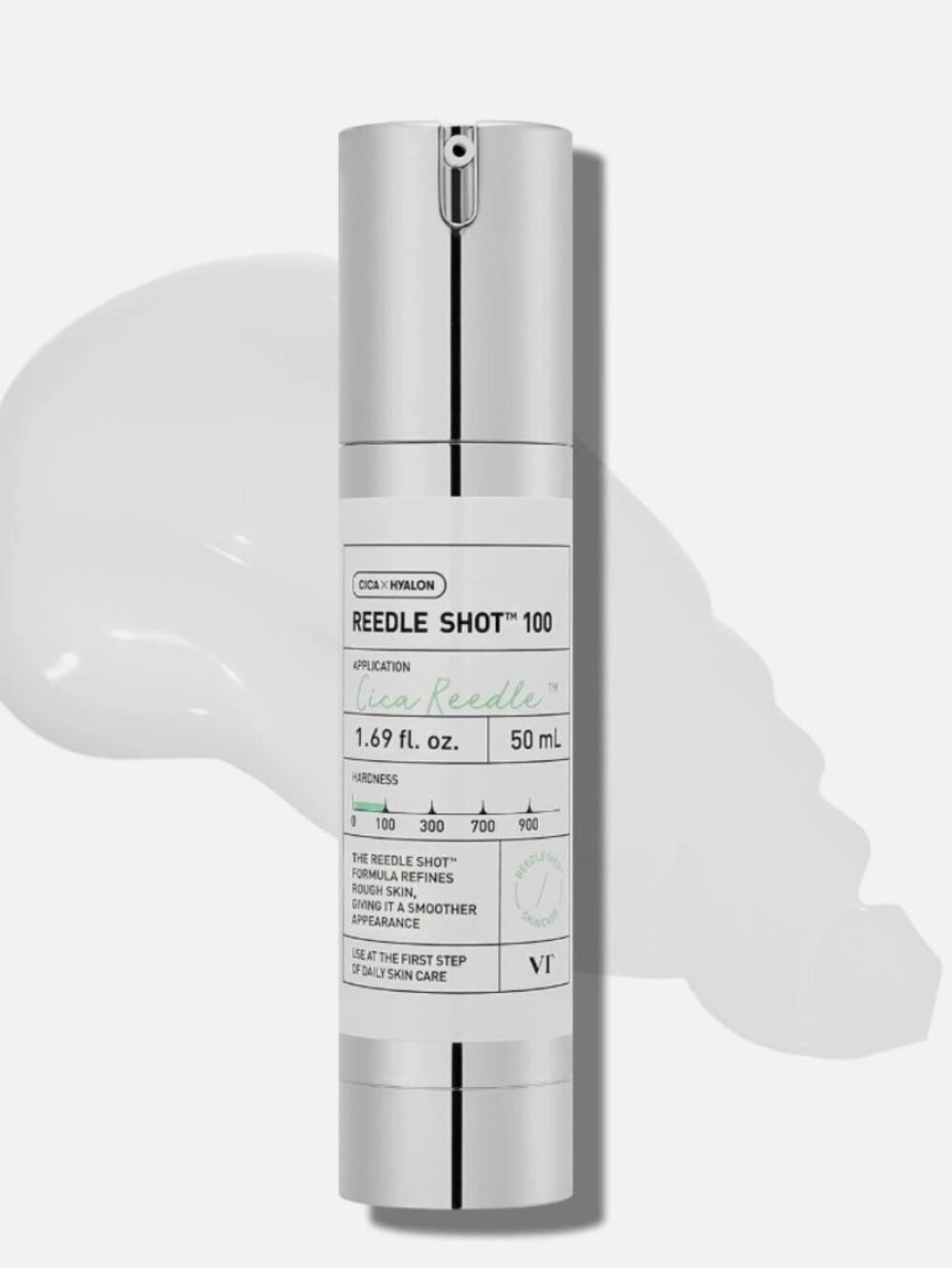 VT Cosmetics Reedle Shot 100 Cica Hyalon Exfoliating Booster Serum 50ml Korean